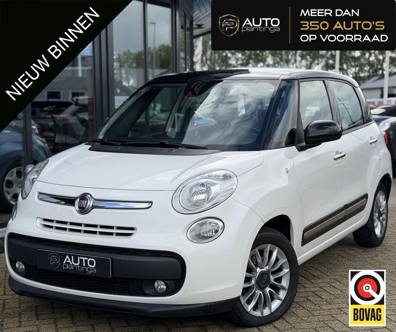 Fiat 500 L - 0.9 TwinAir Lounge 105PK | NL AUTO | NAP | Trekhaak | PANO | Parkeersensoren | Navigatie | - AutoWereld.nl