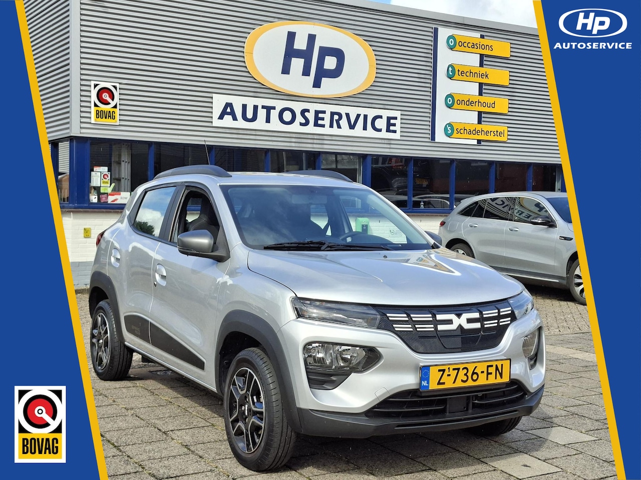 Dacia Spring - Expression 27 kWh Carplay SOH-92% Navigatie LM Velgen Camera Lederen Interieur PDC-Achter - AutoWereld.nl