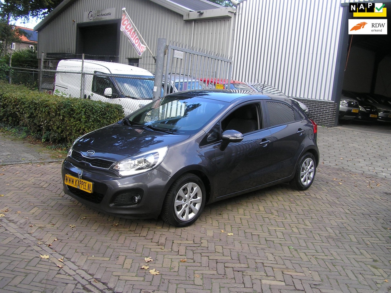 Kia Rio - 1.2 CVVT Super Pack nap pas airco nieuwe apk - AutoWereld.nl