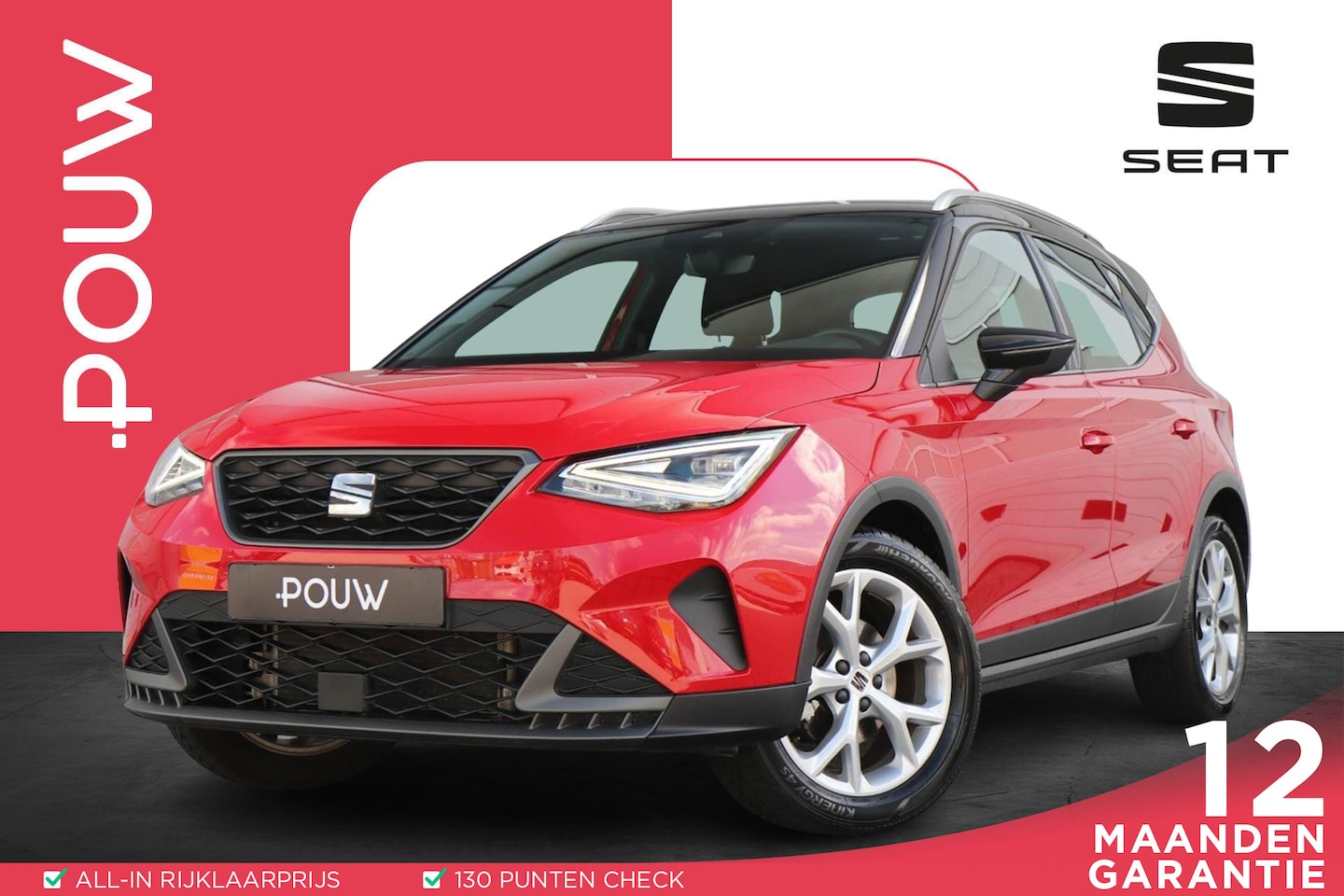 SEAT Arona - 1.0 TSI 115pk FR | Navigatie | Clima | Parkeersensoren Achter - AutoWereld.nl