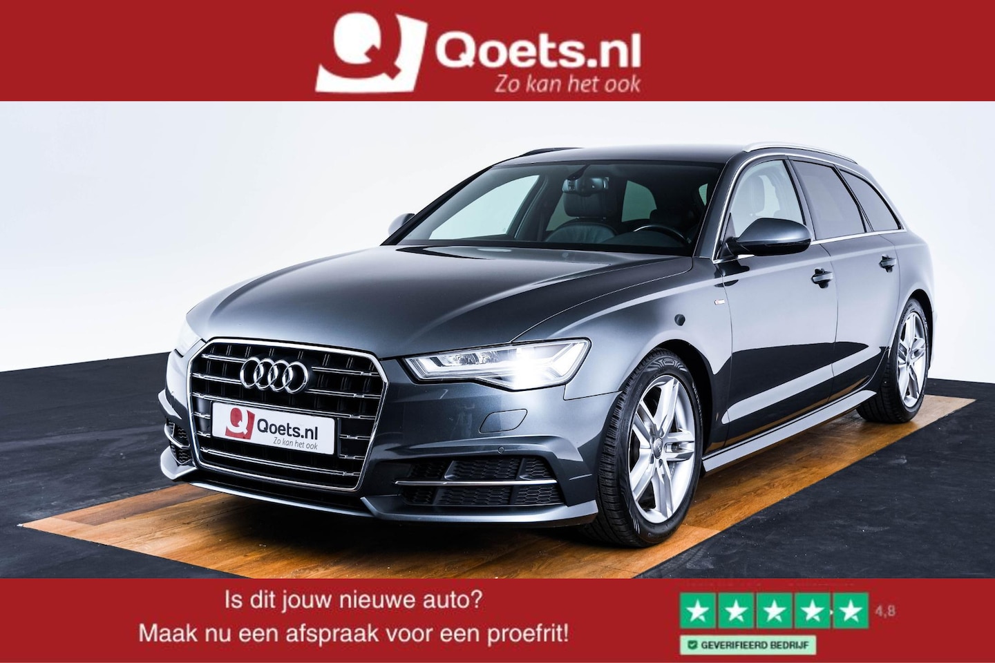 Audi A6 Avant - 1.8 TFSI ultra Trekhaak - sportonderstel - MMI navigatie plus met MMI touch - Hemel in sto - AutoWereld.nl