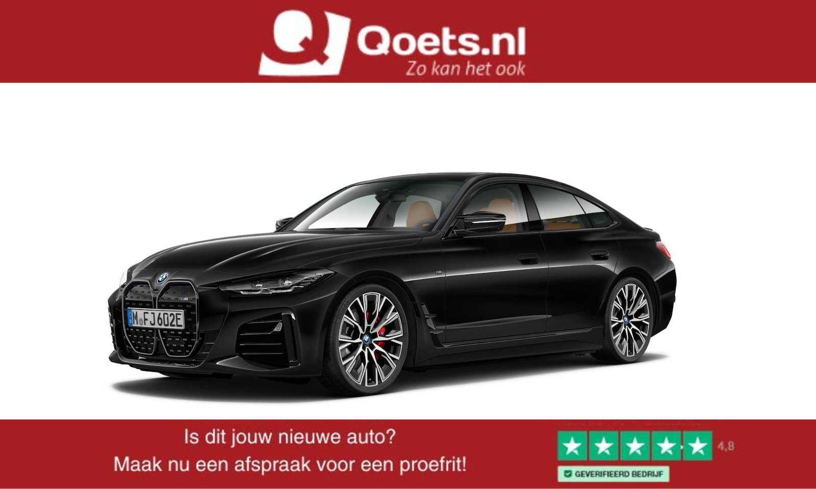 BMW i4 - M50 High Executive 84 kWh Panoramadak - Driving Assistant Professional - Harman Kardon - S - AutoWereld.nl