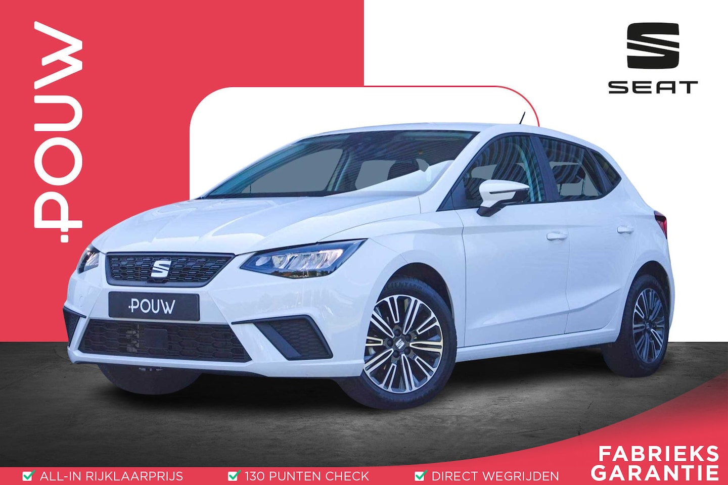 SEAT Ibiza - 1.0 EcoTSI 95pk Style | Airco | Apple CarPlay/ Android Auto | Parkeersensoren Achter | Cru - AutoWereld.nl