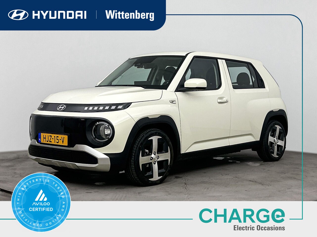 Hyundai Inster - E-Motion 49 kWh | SoH 99% | WLTP 360km | 3-Fasen | Snelladen | 17" lm-wielen | myHyundai a - AutoWereld.nl