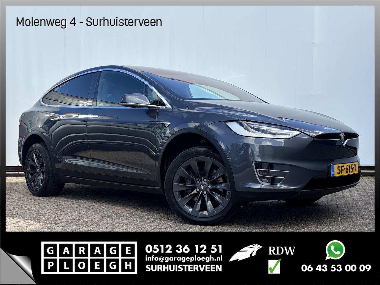 Tesla Model X - 75D Pano Adapt.Cruise Incl.BTW Soh 86% Trekhaak(2250kg) Orig.NL - AutoWereld.nl