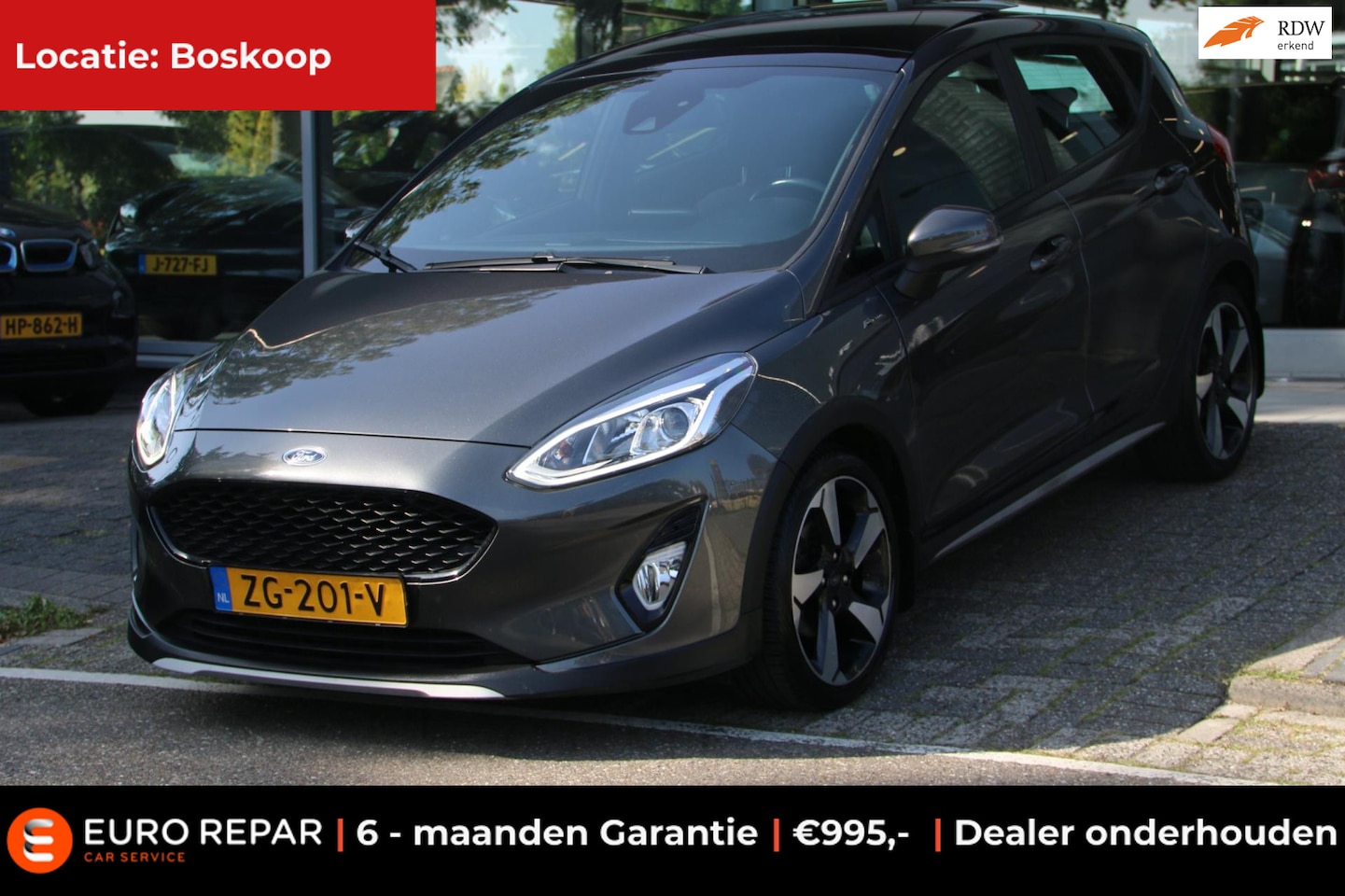 Ford Fiesta - 1.0 EcoBoost Active AUTOMAAT PANO-DAK NAP! - AutoWereld.nl