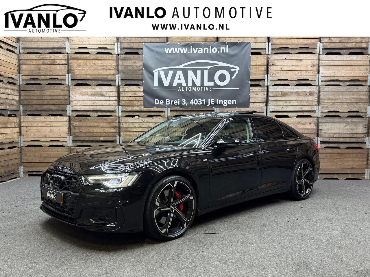 Audi A6 Limousine - 55 TFSI e quattro Pro Line S Competition Black Optiek Pano Trekhaak Memory 21"LM - AutoWereld.nl