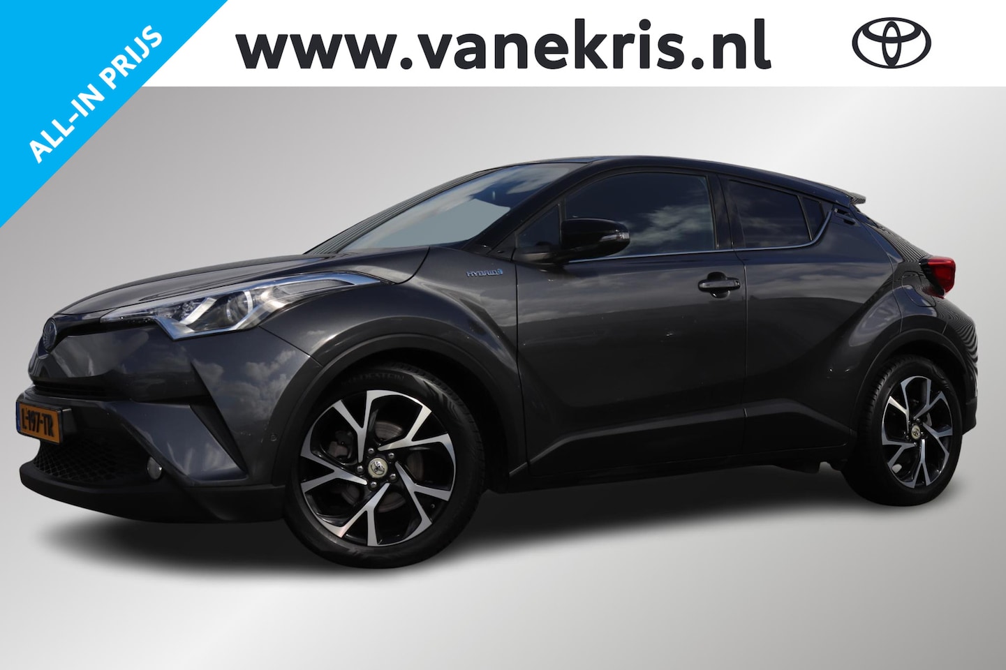 Toyota C-HR - 1.8 Hybrid Bi-Tone 1.8 Hybrid Bi-Tone, Stoelverwarming, Keyless Entry, Parkeersensoren voor en achter, BSM en - AutoWereld.nl