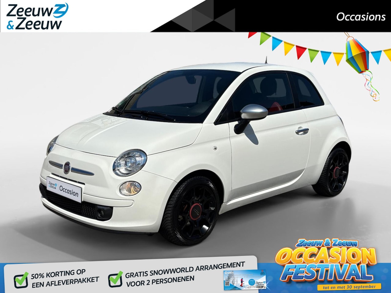 Fiat 500 - 0.9 TwinAir Street | Interscope boxen | leder | - AutoWereld.nl