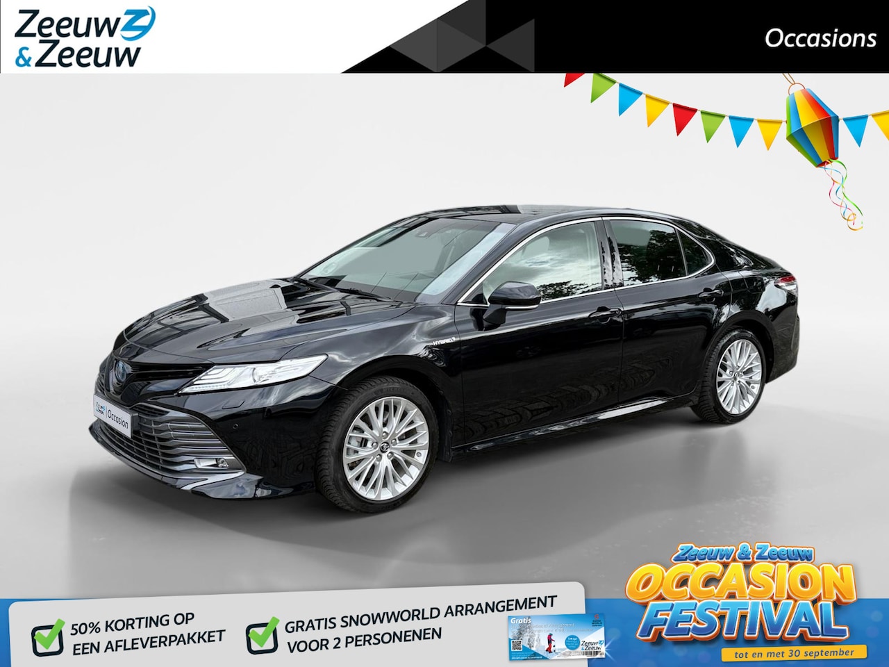 Toyota Camry - 2.5 Hybrid Premium LM VELGEN | LEDER | STOELVERWARMING | CRUISE | NAVI - AutoWereld.nl