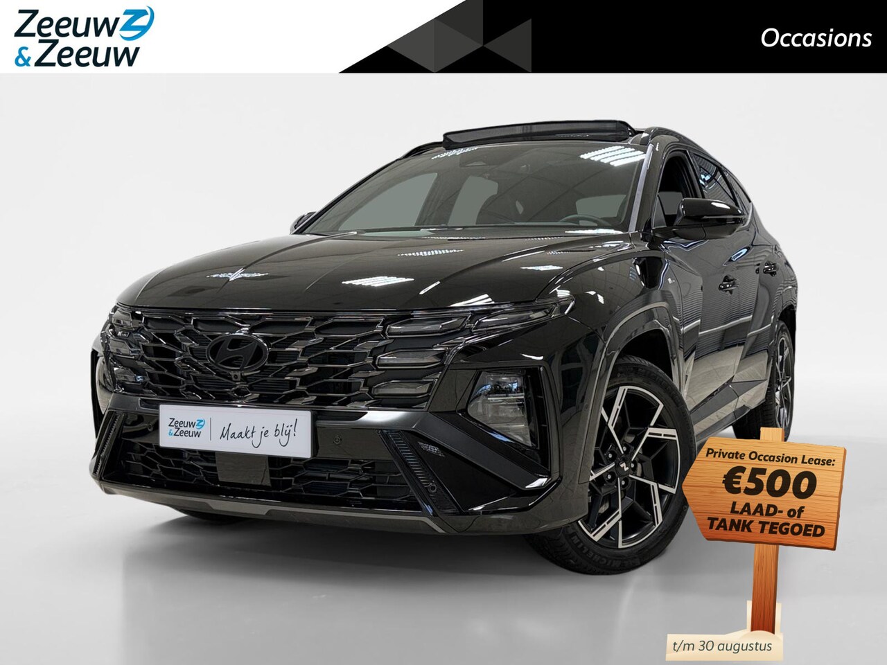 Hyundai Tucson - 1.6 HYBRID | N-LINE SKY | PANODAK | NL-AUTO | - AutoWereld.nl