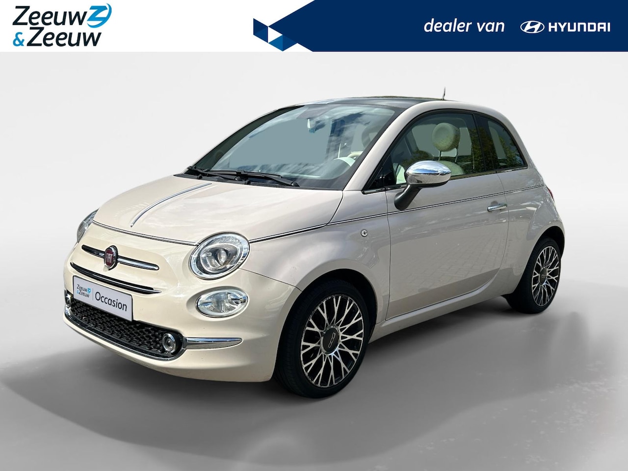 Fiat 500 - 0.9 TwinAir Turbo Collezione Navi, Airco, Panoramadak, Telefoonkoppeling, Parkeersensoren - AutoWereld.nl