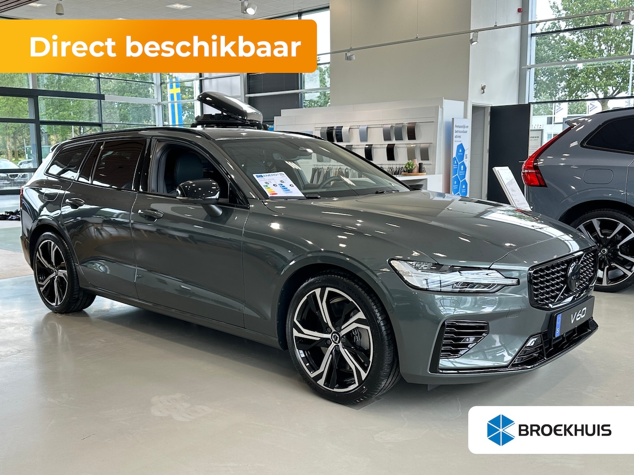 Volvo V60 - 2.0 T6 Plug-in hybrid AWD Ultra Dark | 10A Schucko - Mennekes 7 meter laadkabel | Apple Ca - AutoWereld.nl