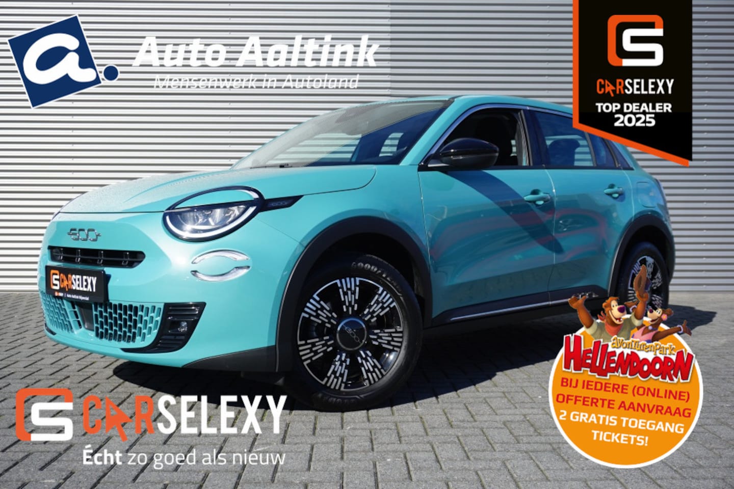 Fiat 600 - 101PK Hybrid Urban AUTOMAAT | CARPLAY | 17" LICHTMETAAL | CRUISE - AutoWereld.nl
