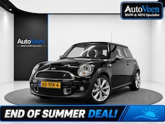 MINI 3-Deurs - 1.6 Cooper S 10 Years II (LEDER, NAVI, PARKEERSENSOREN, GOED ONDERHOUDEN)
