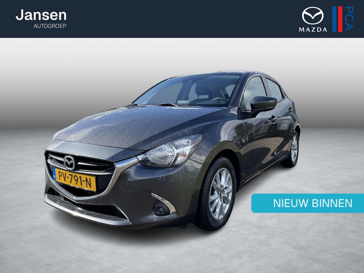 Mazda 2 - 1.5 Skyactiv-G Dynamic+ 1.5 Skyactiv-G Dynamic , Navi, Airco, Bluetooth, Cruise, All Season, LMV 15 Inch, PDC, LKA - AutoWereld.nl
