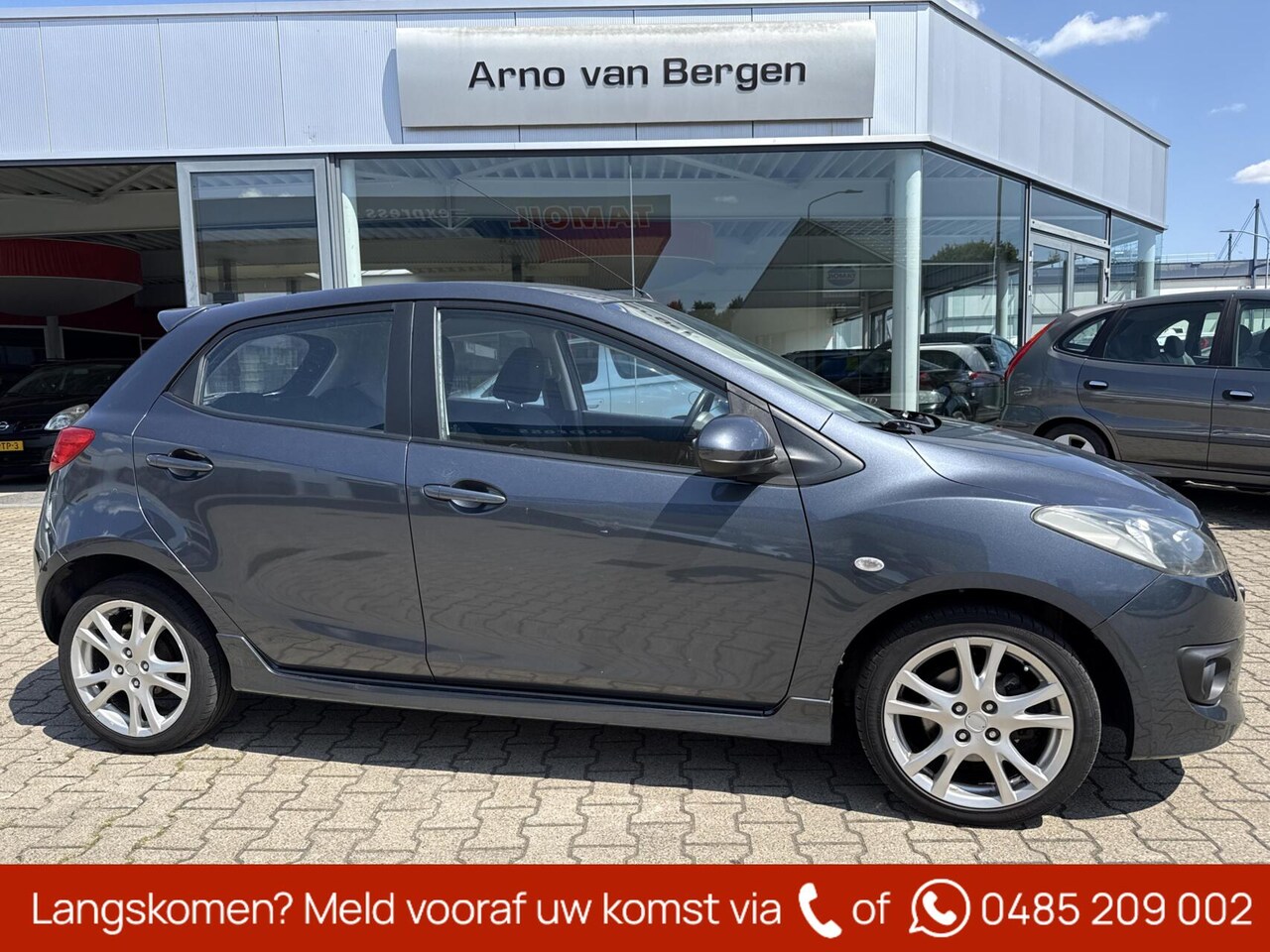 Mazda 2 - 1.5 S-VT GT-M 1.5 S-VT GT-M, airco, stoelverwarming, achterspoiler, sideskirts, leuke sportieve auto !! - AutoWereld.nl