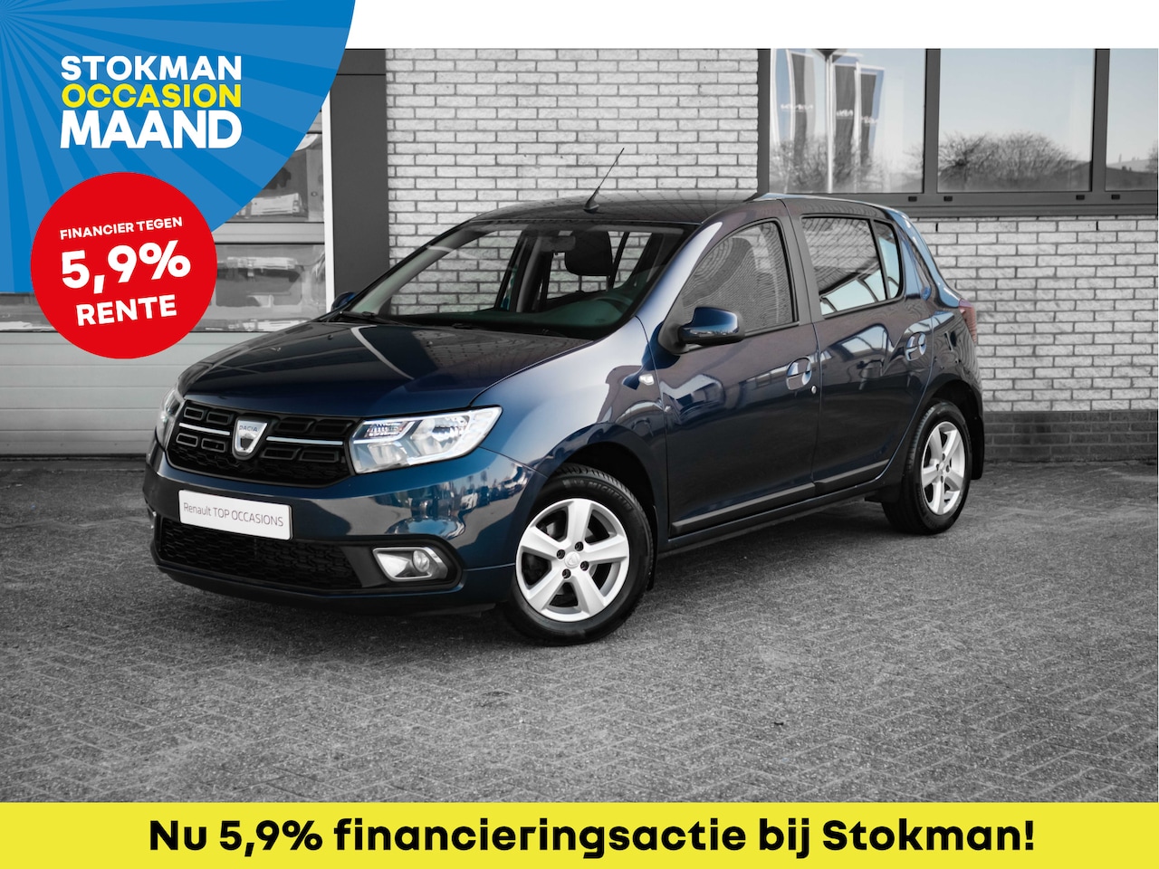 Dacia Sandero - TCe 90 Easy-R Serie Limitee Royaal | automaat | airco | trekhaak | LM velgen - AutoWereld.nl