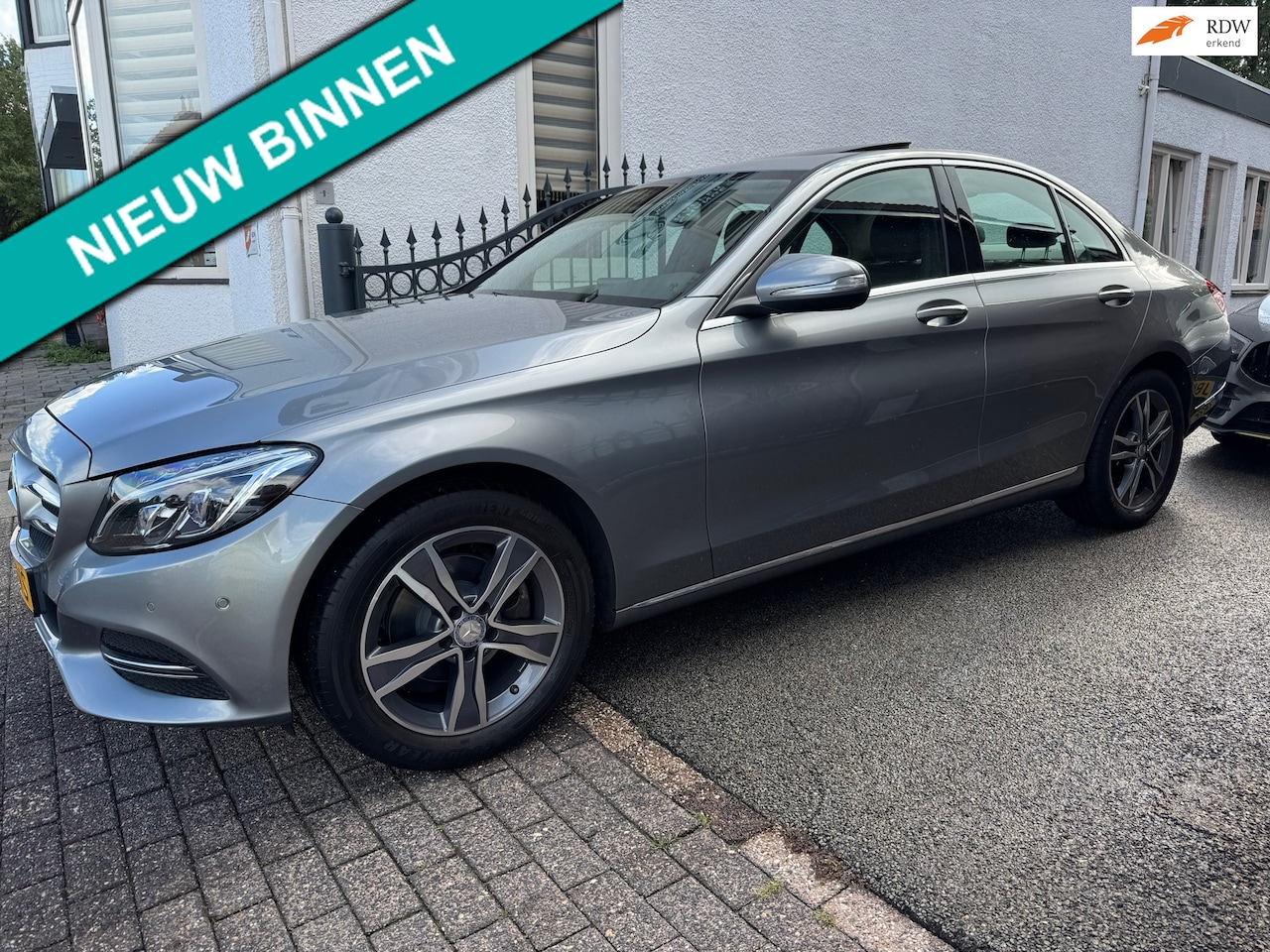 Mercedes-Benz C-klasse - 180 Prestige automaat schuifdak leer - AutoWereld.nl