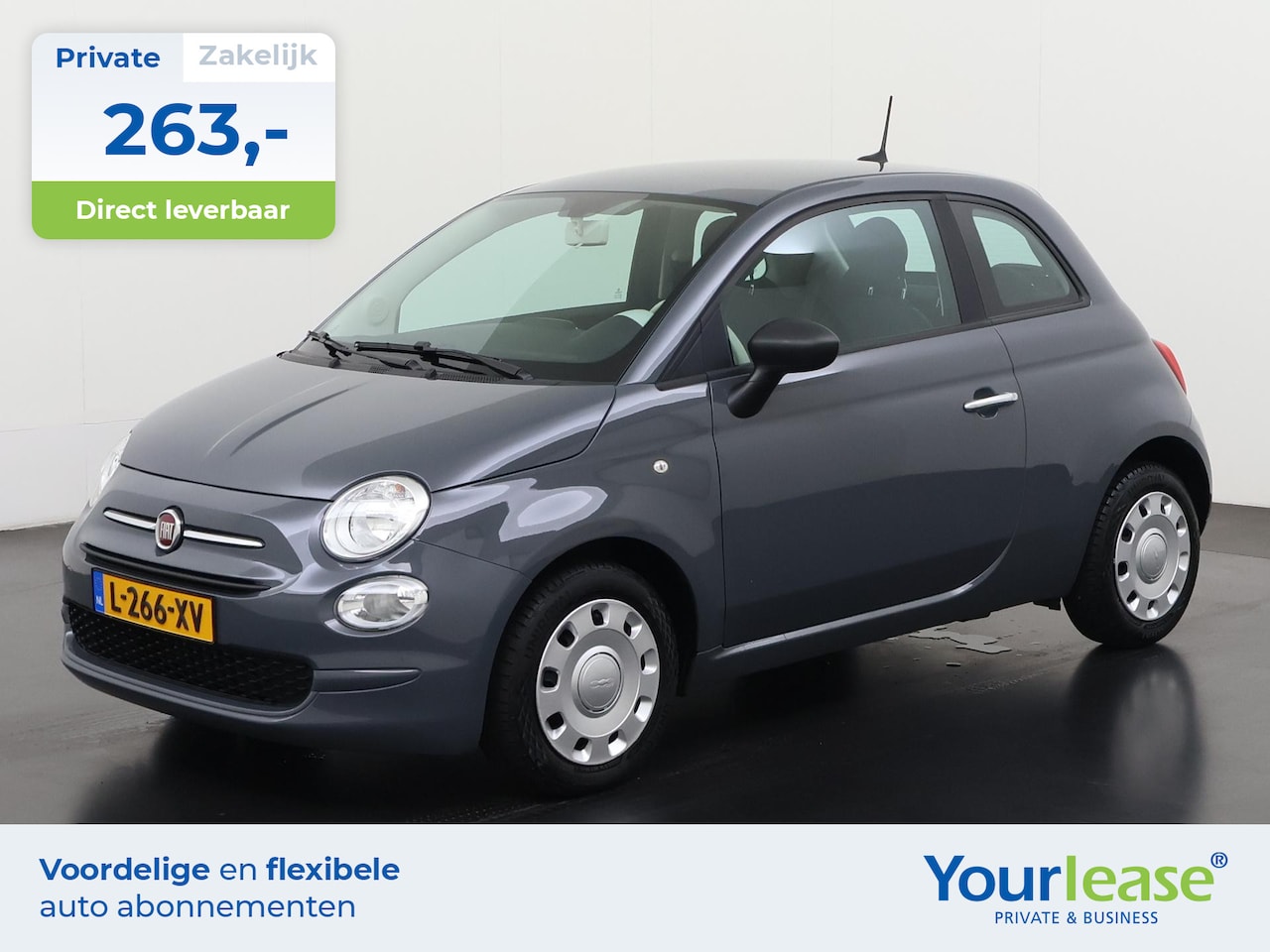 Fiat 500 - 1.0 Hybrid Cult | All-in 263,- Private Lease | Direct uit voorraad - AutoWereld.nl