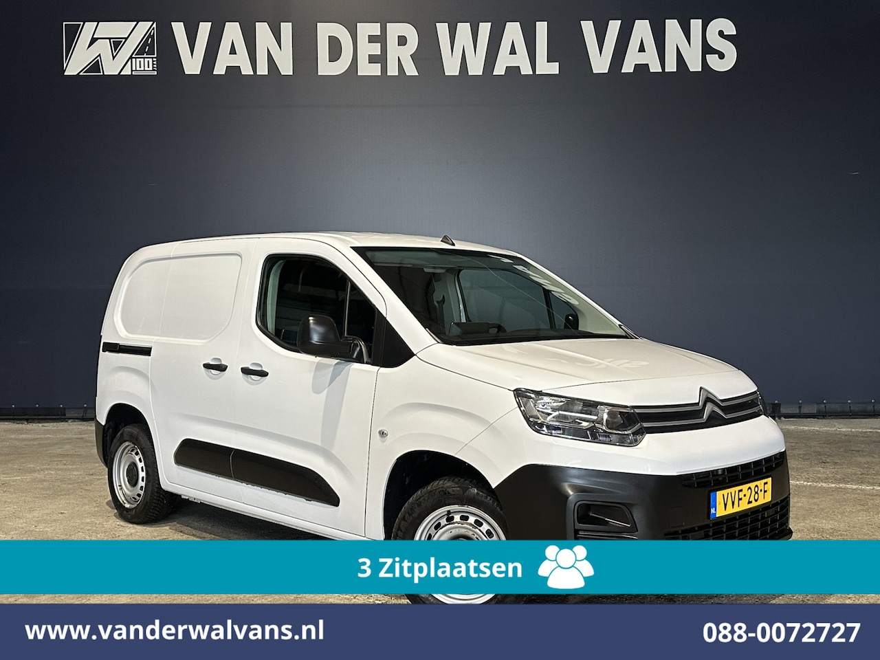 Citroën Berlingo - 1.5 BlueHDi 102pk L1H1 Euro6 Airco | 3-Zits | Camera | Apple Carplay | Cruisecontrol Andro - AutoWereld.nl