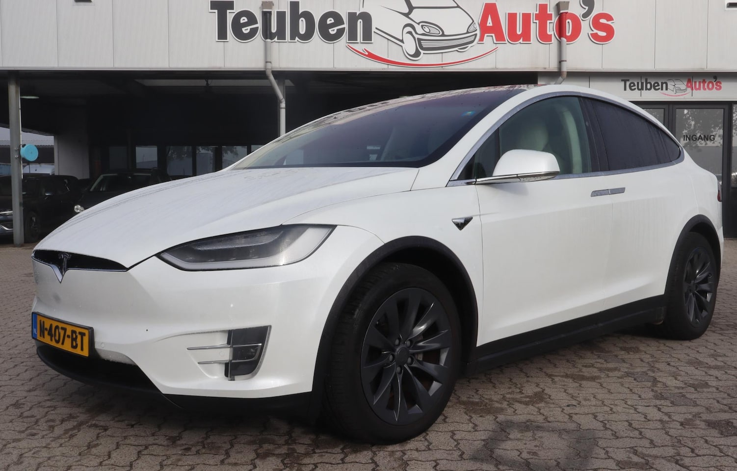 Tesla Model X - 100D 6p. | SOH 88,2% | 6 Persoons | Trekhaak | Full Self-Driving comp 3 | 94.926Km - AutoWereld.nl