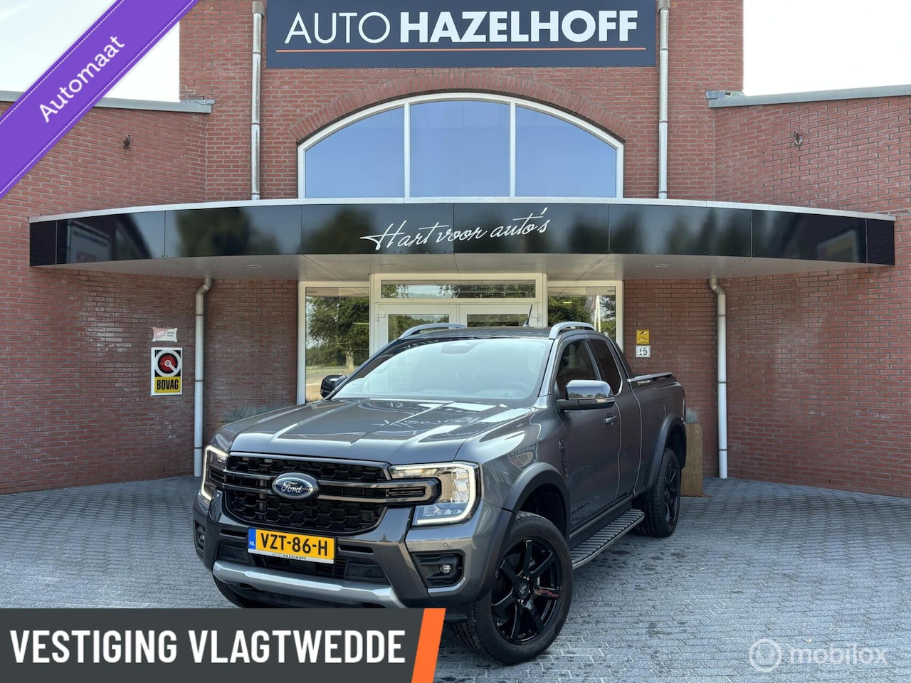 Ford Ranger - 2.0 Super Cab EcoBlue Wildtrak Automaat met 20.843Km |Grijs kenteken | 3500Kg trekgewicht - AutoWereld.nl