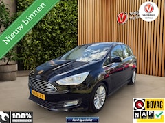 Ford C-Max - 1.0 Titanium ✅125Pk ✅Trekhaak ✅Navi ✅Boekjes ✅Nap