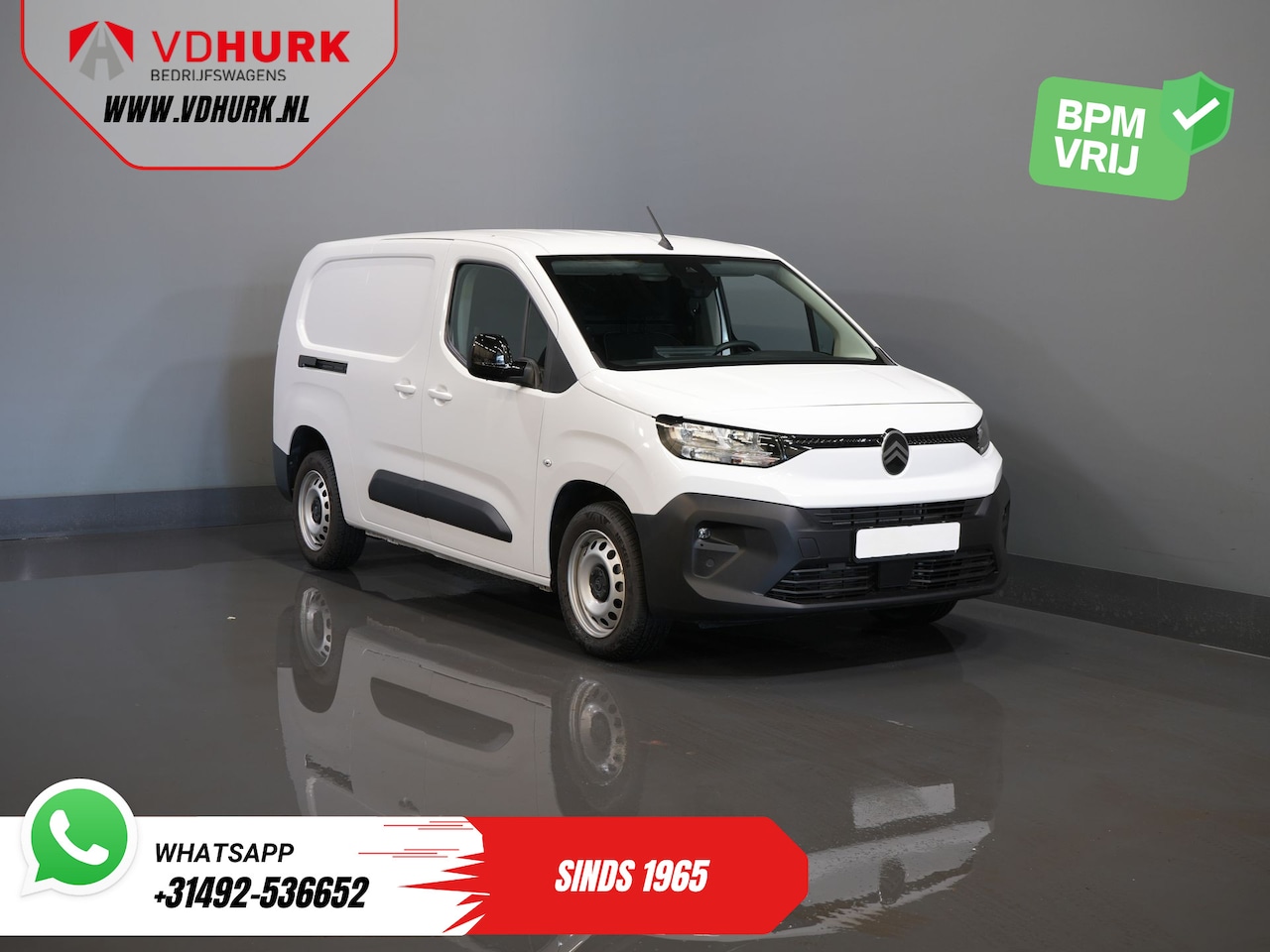 Citroën Berlingo - 1.5 HDi 100 pk L2 Carplay/ Stoelverw./ 3Pers./ Virtual Cockpit/ Climate/ Keyless/ Navi/ Ca - AutoWereld.nl
