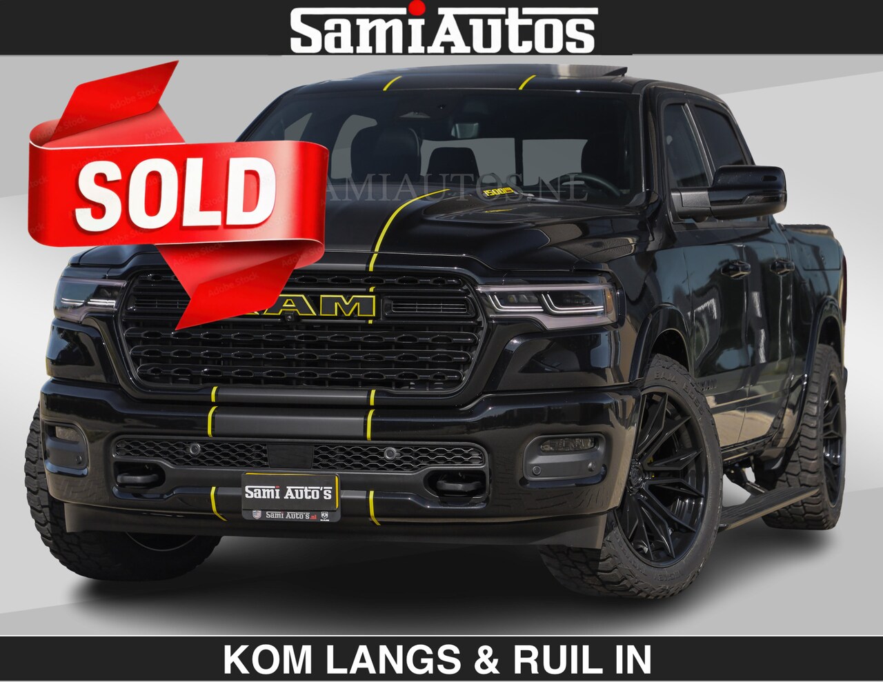 Dodge Ram Pick Up - Limited Night H.O 540HP 706Nm | Massage + Full Option | De Meest Luxe en Volle in zijn Kla - AutoWereld.nl