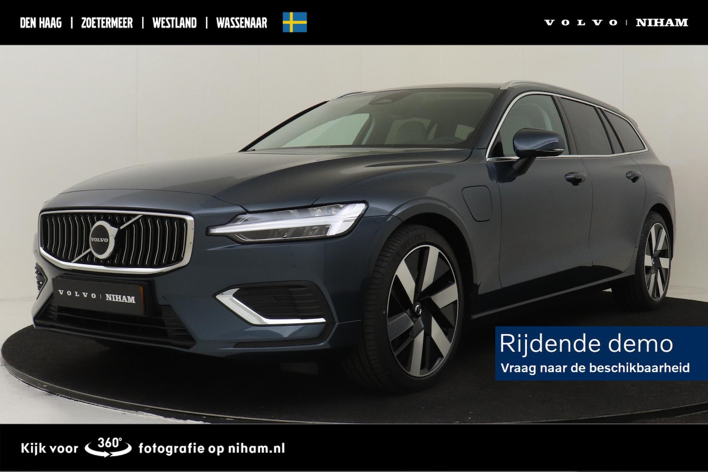 Volvo V60 - T6 PLUG-IN HYBRID AWD PLUS BRIGHT -HARMAN/KARDON|CAMERA|POWER-SEATS|PRIVACY.GLAS|KEYLESS|B - AutoWereld.nl