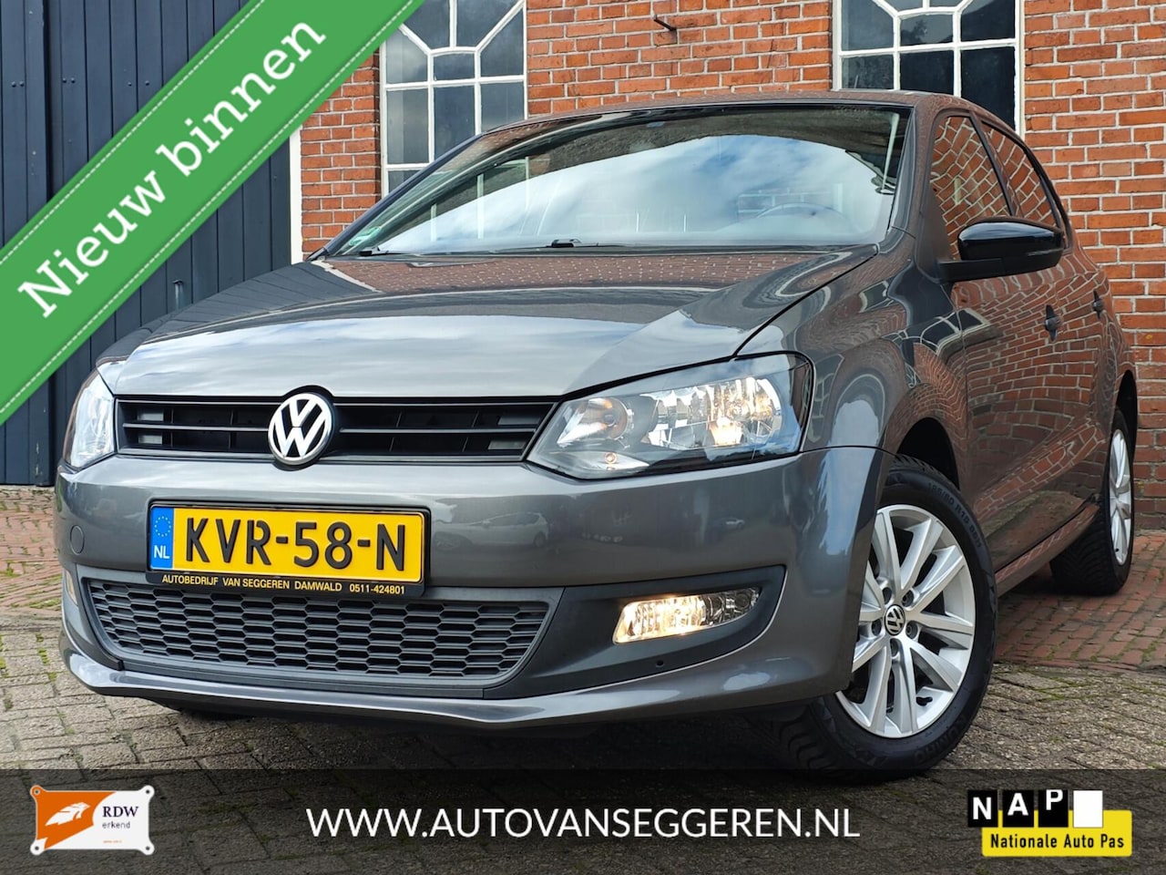 Volkswagen Polo - 1.2 BlueMotion - Garantie / Cruise / Airco - AutoWereld.nl