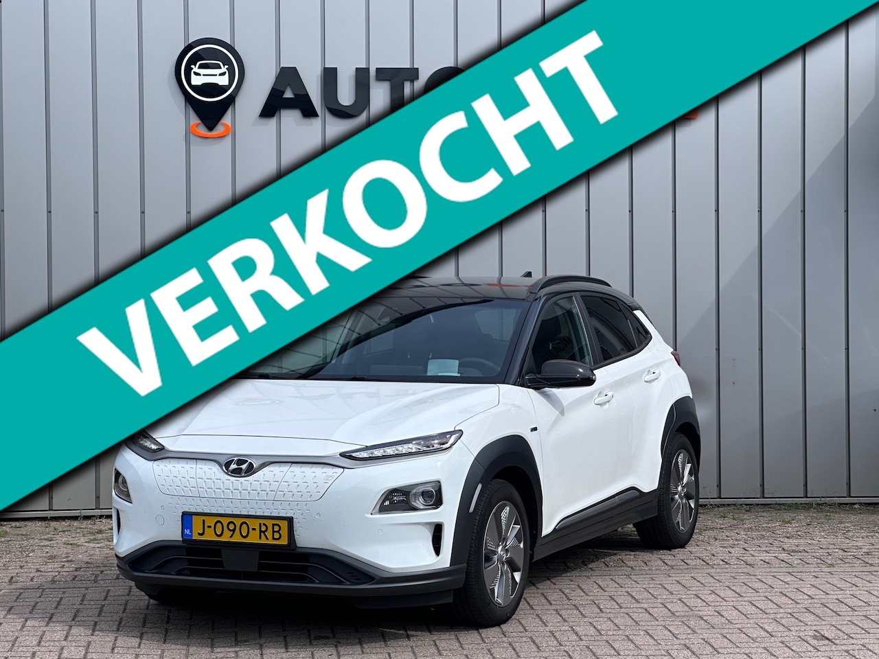 Hyundai Kona Electric - EV Premium 64 kWh SOH100% WARMTEPOMP|TREKHAAK|HEADUP|STOEL&STUURVRM+VERKOELING|LEDER|BLIND - AutoWereld.nl