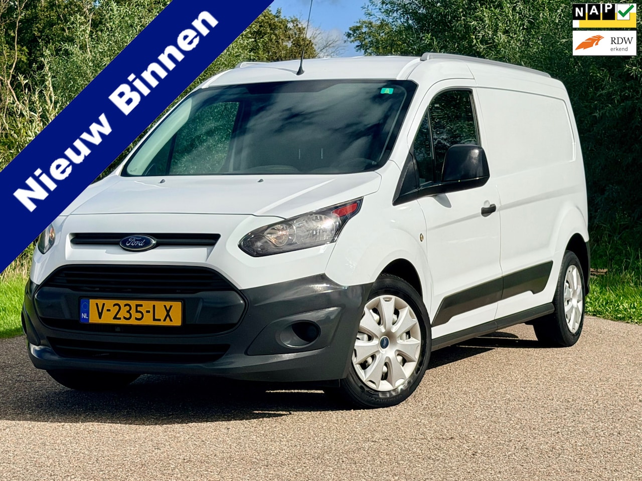 Ford Transit Connect - 1.5 TDCI L2 Economy Edition Airco Navi/Carplay MARGE Perfect Onderhouden NAP Trekhaak - AutoWereld.nl