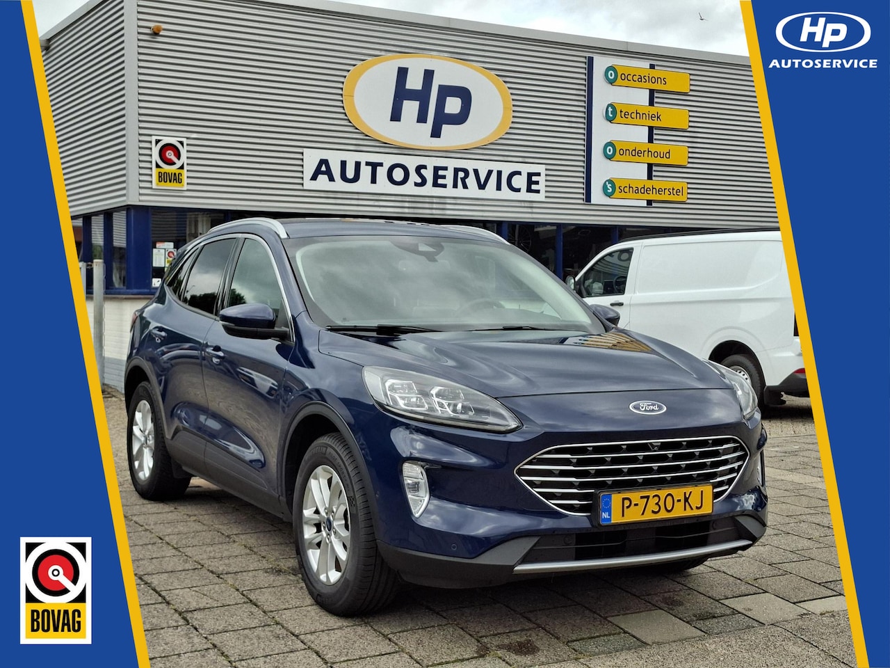 Ford Kuga - 2.5 PHEV Titanium X SOH 96% Trekhaak Wegklapbaar Adaptieve Cruise Control ParkAssist  B&O - AutoWereld.nl