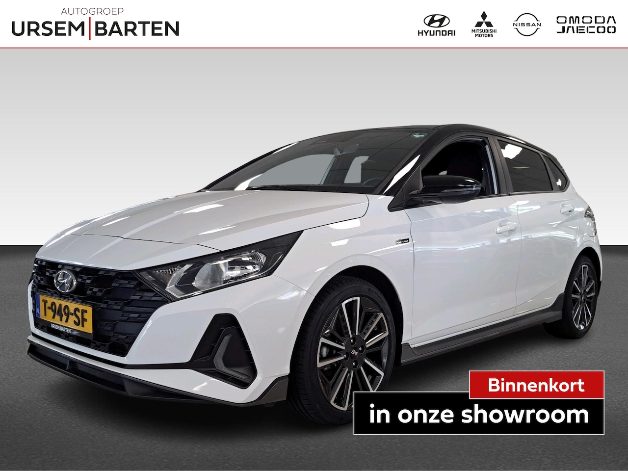 Hyundai i20 - 1.0 T-GDI N-Line Two Tone Atlas White Solid/zwart dak | Achterbank in delen neerklapbaar | - AutoWereld.nl