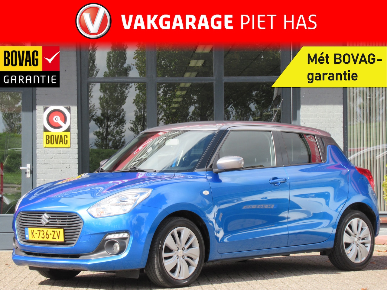 Suzuki Swift - 1.2 Select Smart Hybrid | Airco | Carplay | Parkeercamera | Incl. Garantie | Stoelverwarmi - AutoWereld.nl
