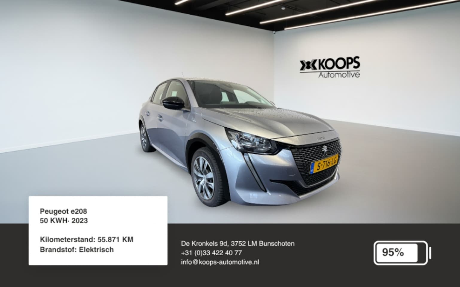 Peugeot e-208 - 50 kWh SOH 95% | Carplay | Lane Assist | Cruise control - AutoWereld.nl