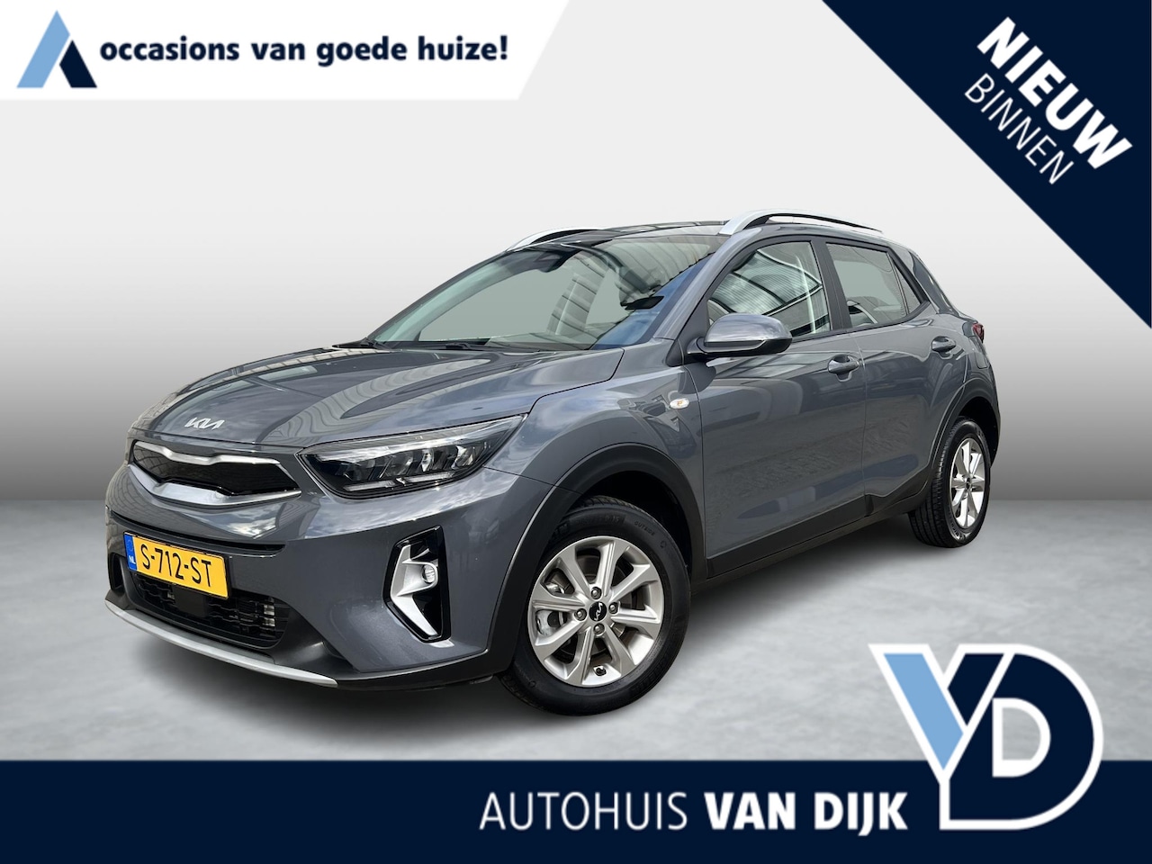 Kia Stonic - 1.0 T-GDi MHEV DynamicLine Apple carplay / camera / airco / lichtmetalen velgen - AutoWereld.nl