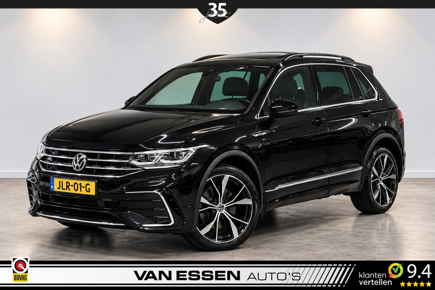 Volkswagen Tiguan - 2.0 TSI 4Motion Pano Leder Camera ACC Trekhaak Virtual Display Volle Auto! - AutoWereld.nl