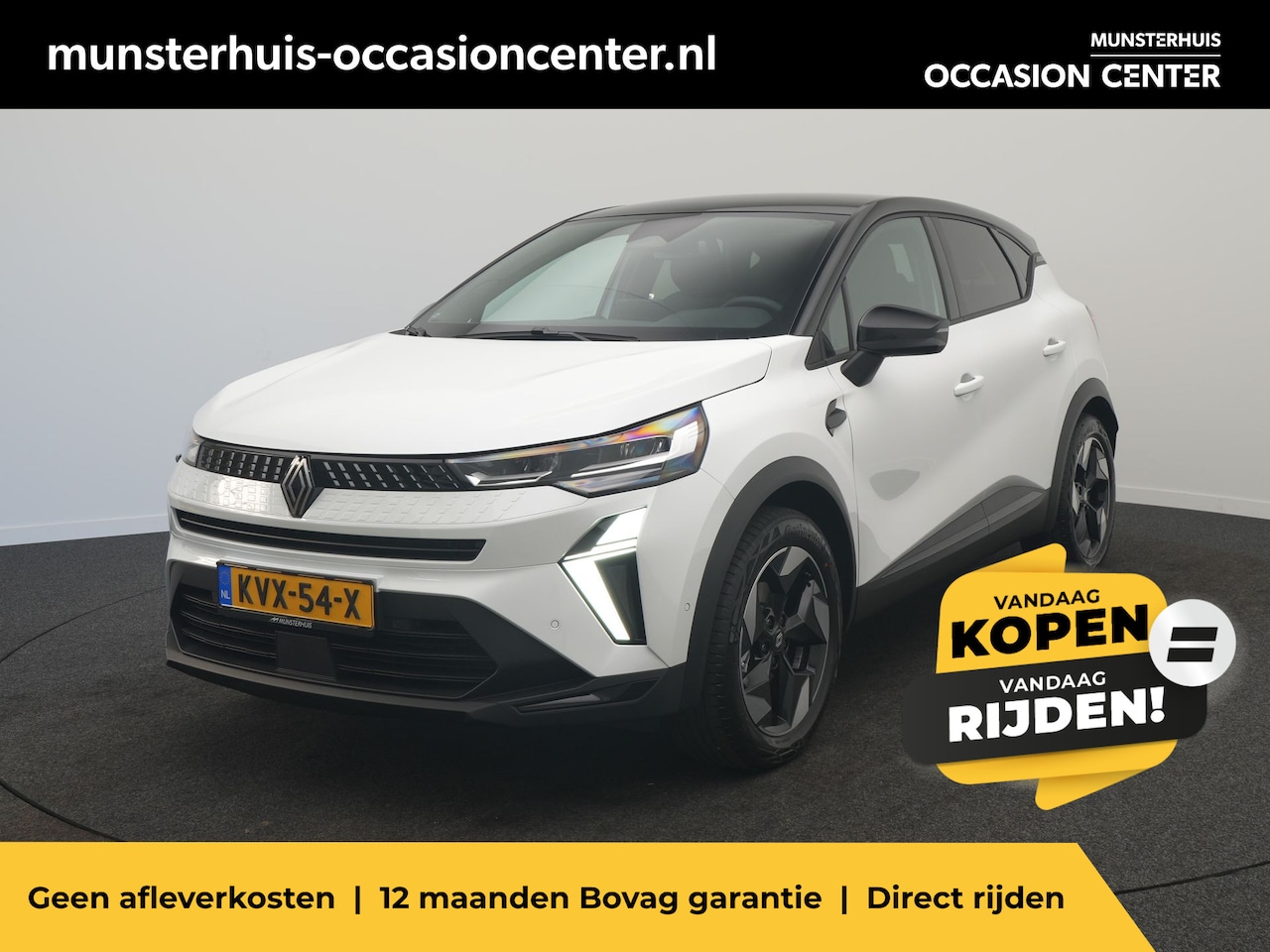 Renault Captur - 1.8 E-Tech Full Hybrid 160 Techno - RIJKLAAPRIJS - Adaptieve Cruise Control - AutoWereld.nl