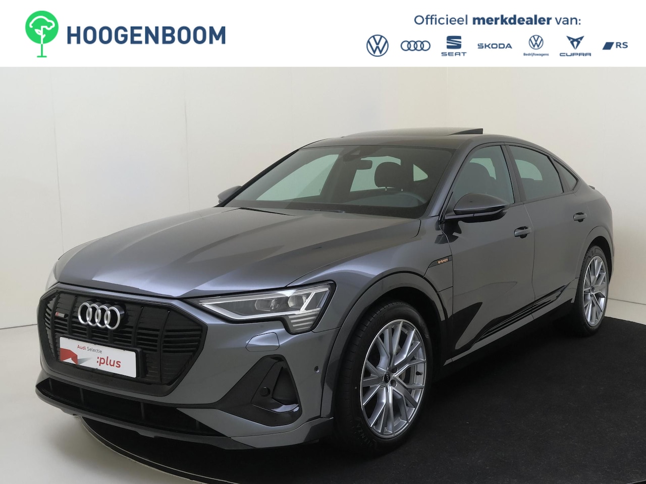 Audi e-tron Sportback - 55 quattro S edition 95 kWh | SoH 100% | Panoramadak | Trekhhaak | Luchtvering | Lederen b - AutoWereld.nl