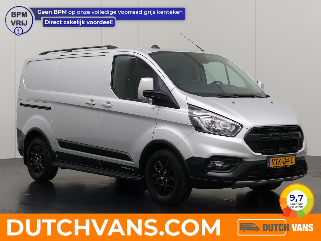 Ford Transit Custom - 2.0TDCI 130PK Trail | Leder | 2xSchuifdeur | 2500Kg Trekhaak | Multimedia | Camera | Airco - AutoWereld.nl