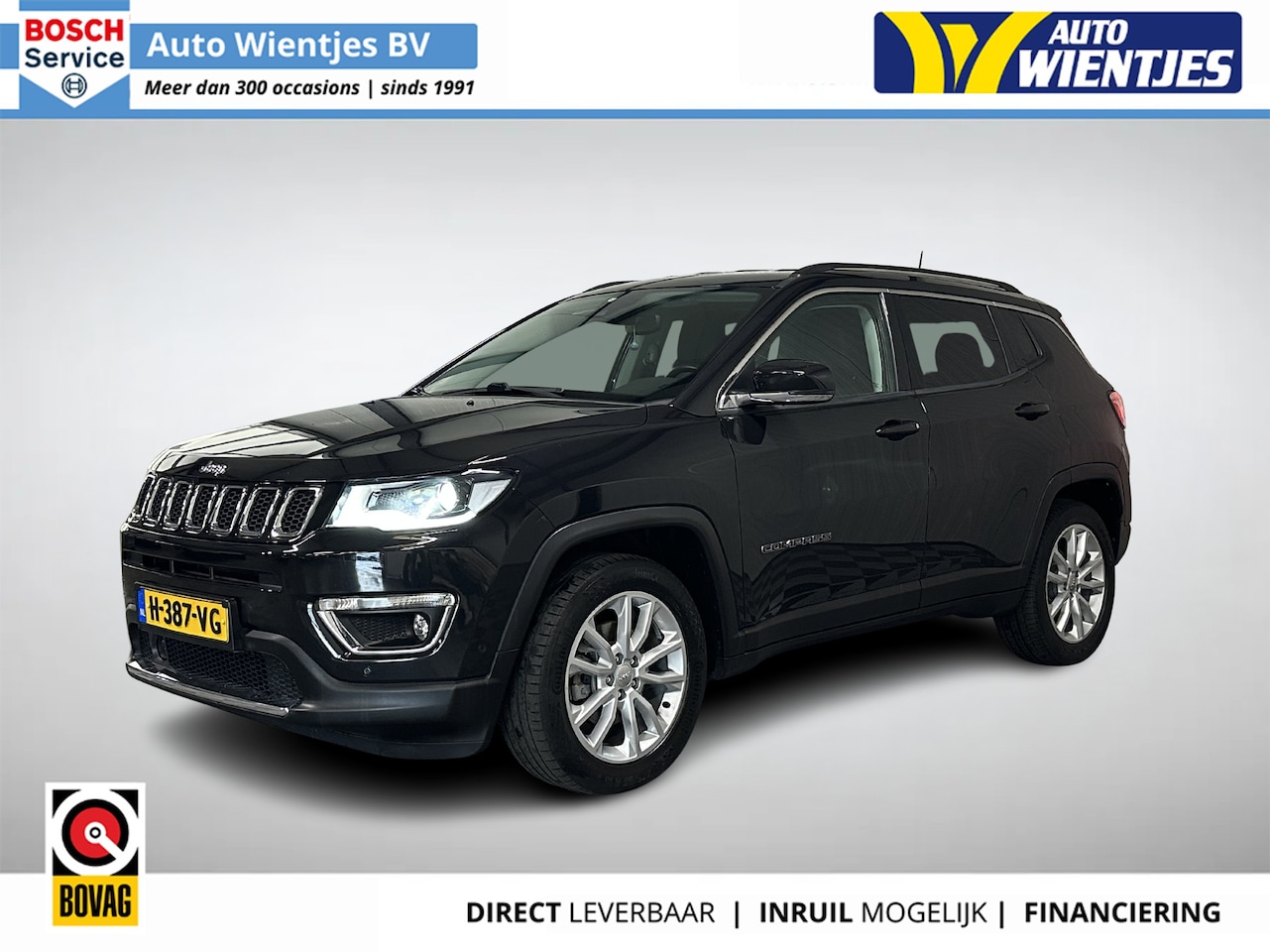 Jeep Compass - 1.3T Aut | Limited | Navi | Camera | Trekhaak - AutoWereld.nl