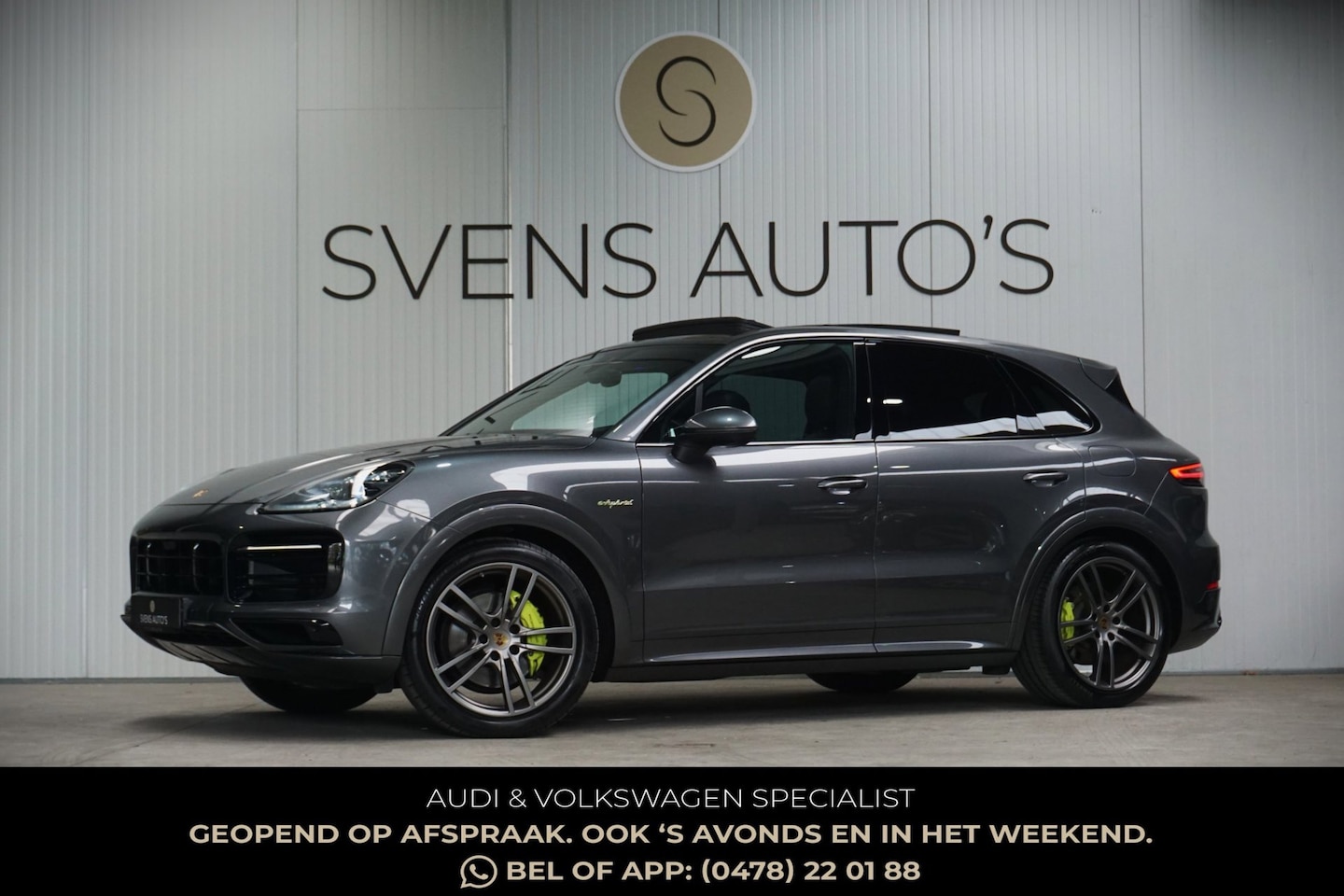 Porsche Cayenne - 3.0 E-Hybrid Sport Design|Sportuitlaat|Chrono|Panodak|PDLS+ - AutoWereld.nl