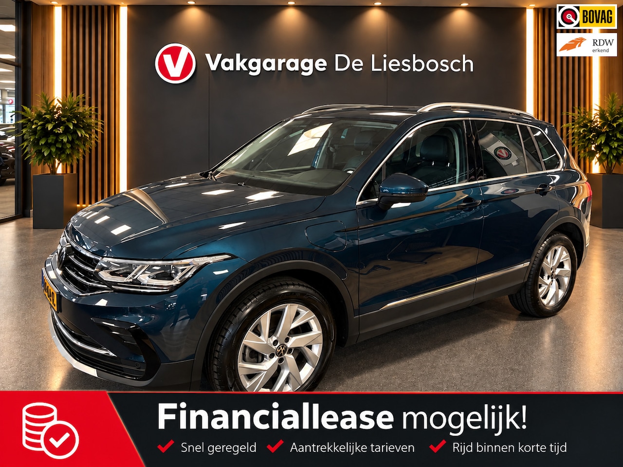 Volkswagen Tiguan - 1.4 TSI eHybrid,Business+,navi,camera,apple carplay,stoelverw.IQ light - AutoWereld.nl