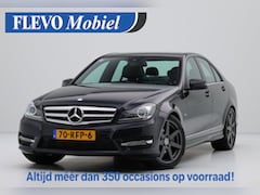 Mercedes-Benz C-klasse - 180 Avantgarde AMG-Line Aut. Leer|Clima|Zonnedak|Xenon|Stoelverw.|18" LMV