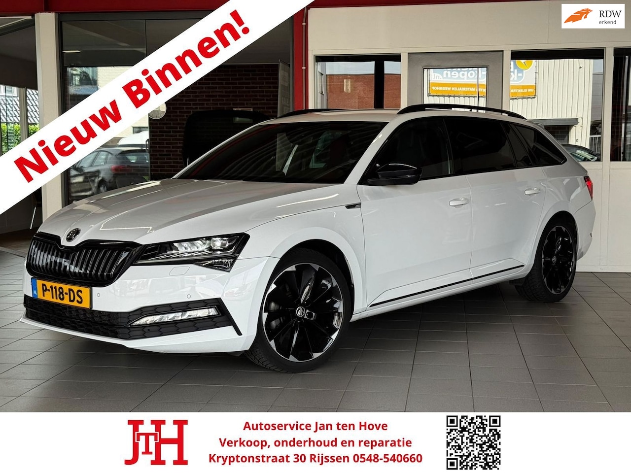 Skoda Superb Combi - 1.4 TSI iV Sportline Business*Camera*Stoel/stuurverwarming*LED*Cruise Control* - AutoWereld.nl