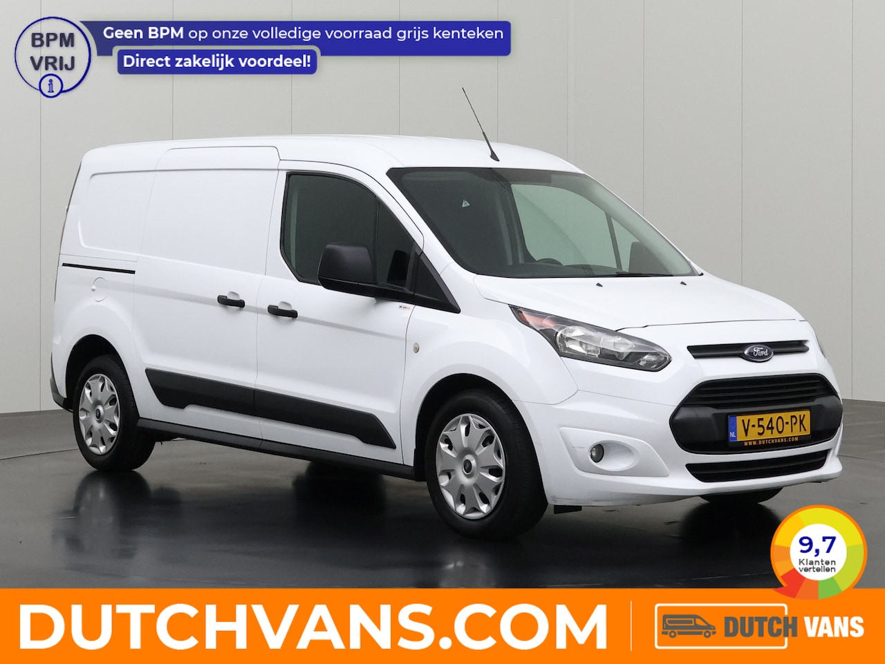 Ford Transit Connect - 1.0 Ecoboost Benzine Lang | 3-Zits | Airco | Cruise | Betimmering - AutoWereld.nl