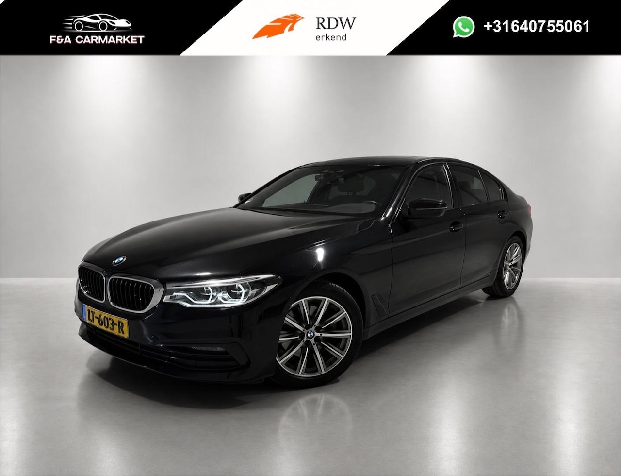 BMW 5-serie - 520i High Executive Edition Sport Line | NL Auto | Leder | ACC | Trekhaak - AutoWereld.nl